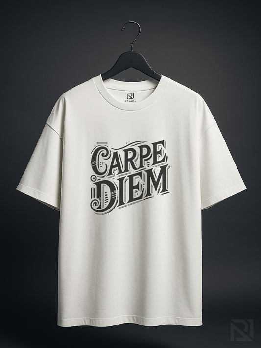 Oversized ⚡ Carpe Diem T-Shirt – Seize the Day!
