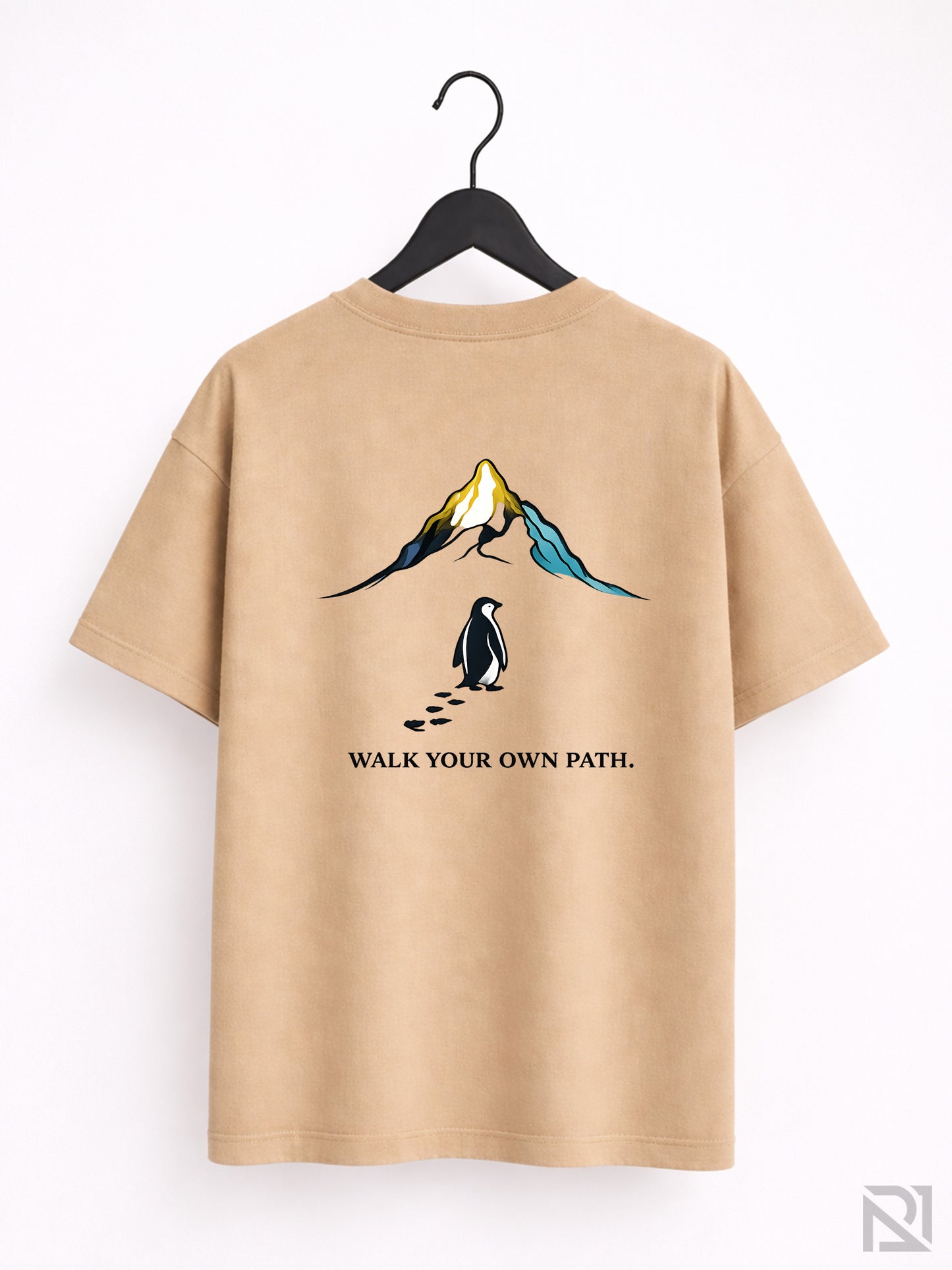 Oversized Walk Your Own Path Tee | 240 GSM Premium Feel ✨
