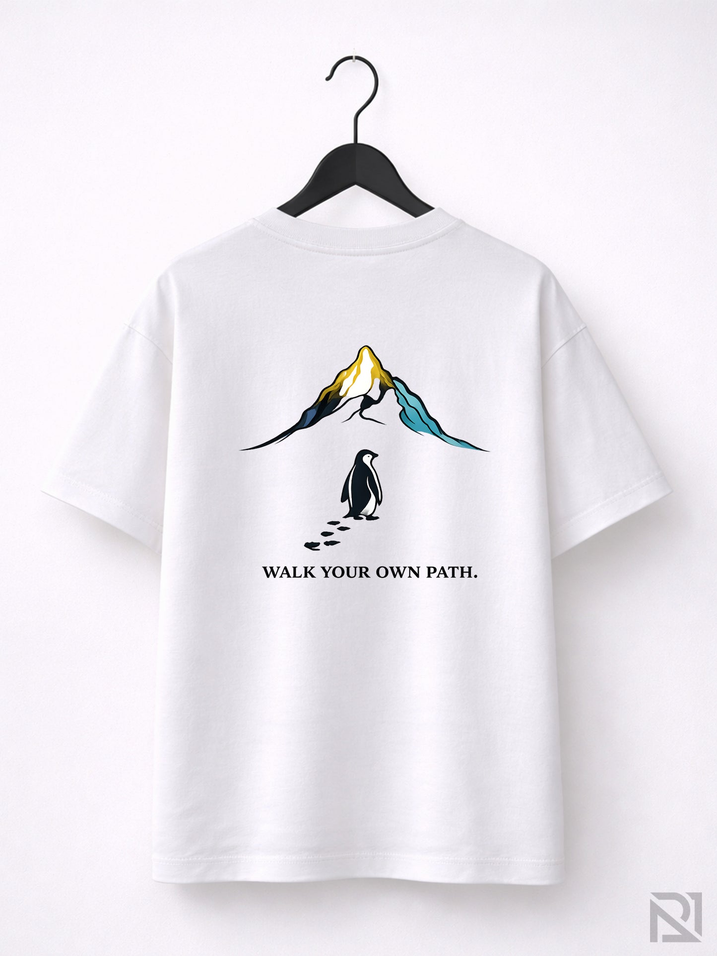 Oversized Walk Your Own Path Tee | 240 GSM Premium Feel ✨